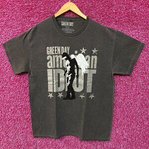 Green Day American Idiot Am Idiot Angel Rock Band T-Shirt Medium